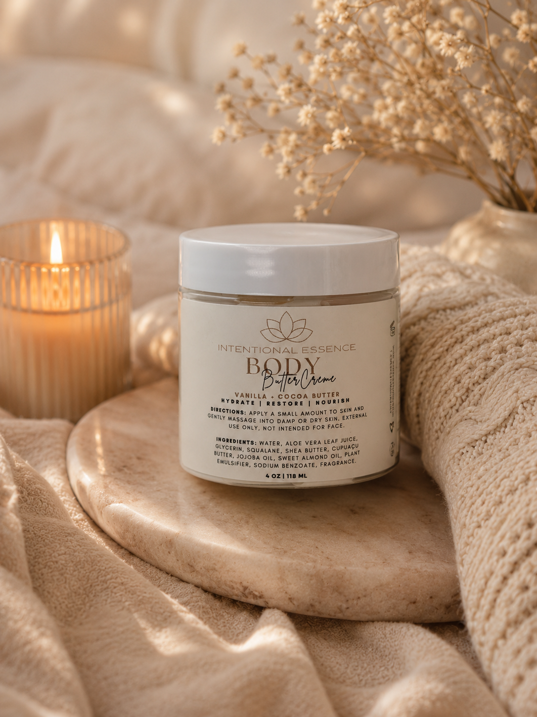 Cashmere- Vanilla + Cocoa Butter Body ButterCreme