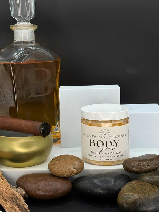 Legacy- Amber + White Oak Body Scrub