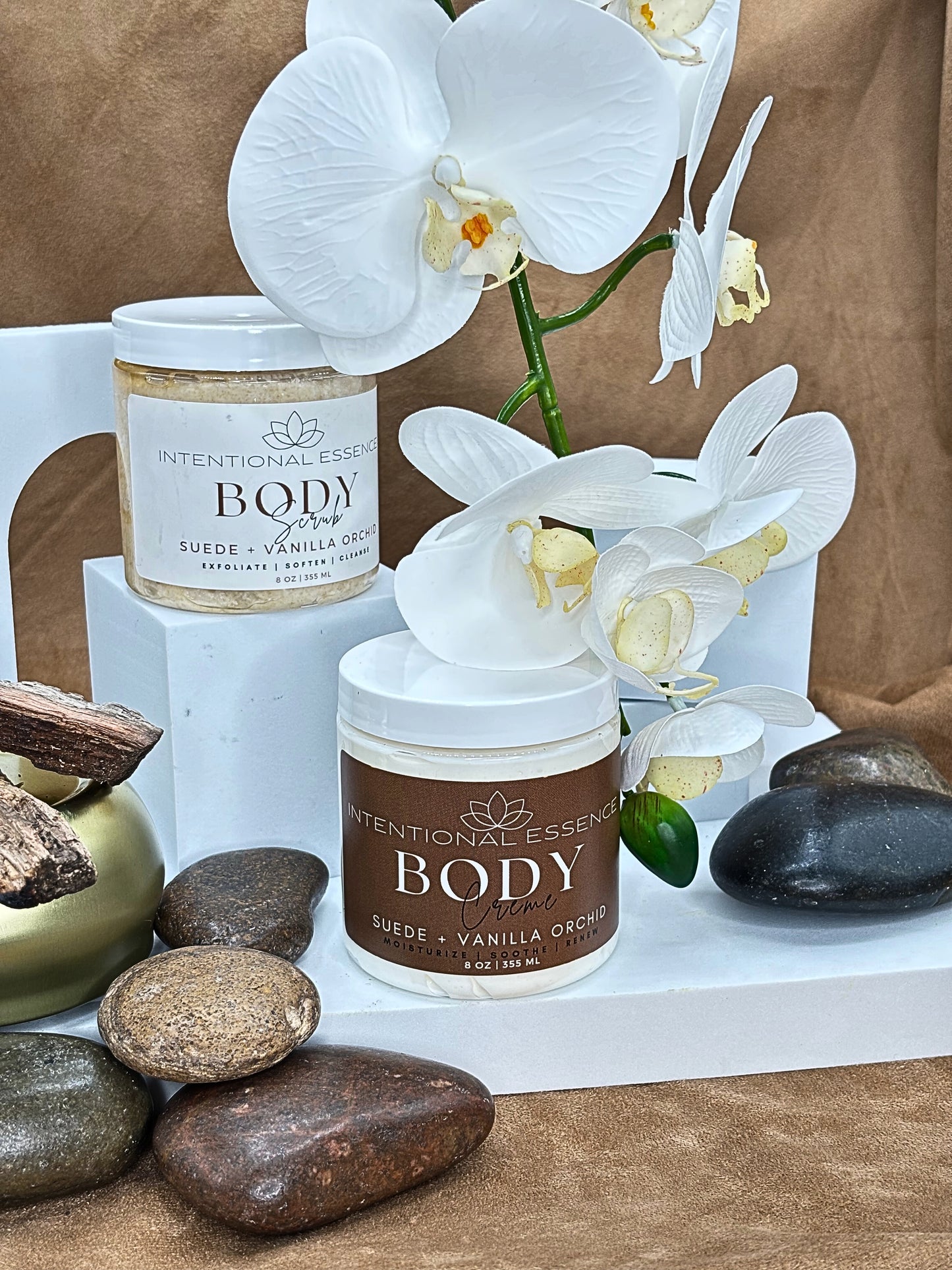 Luxury- Suede + Vanilla Orchid Body Creme