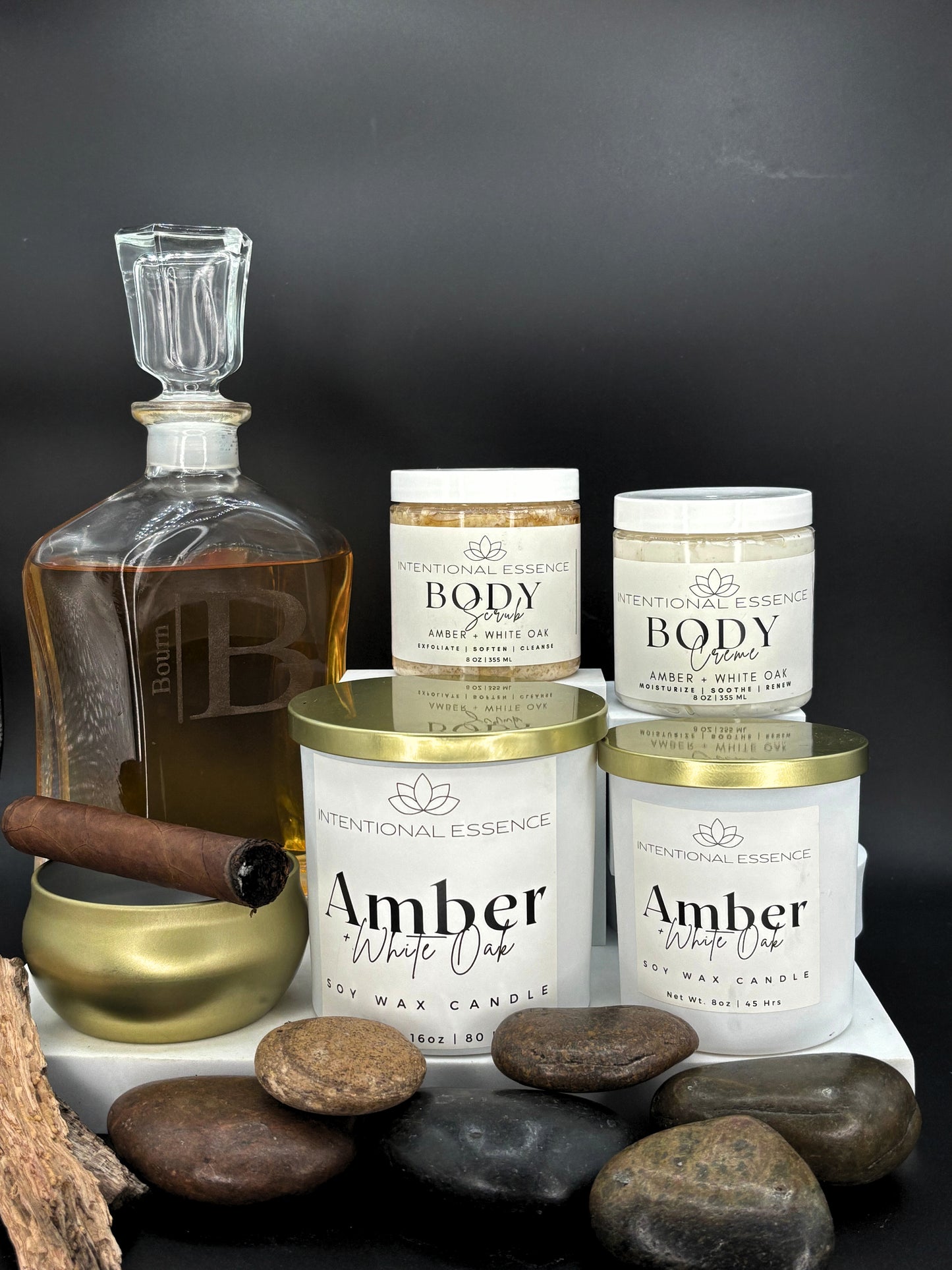 Legacy- Amber + White Oak Candle