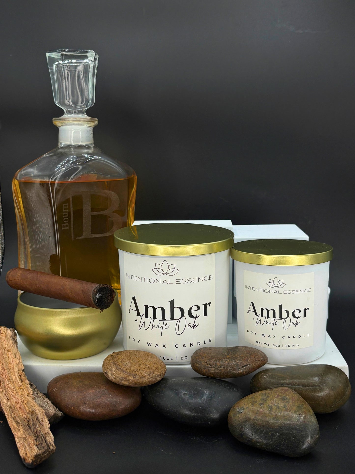 Legacy- Amber + White Oak Candle