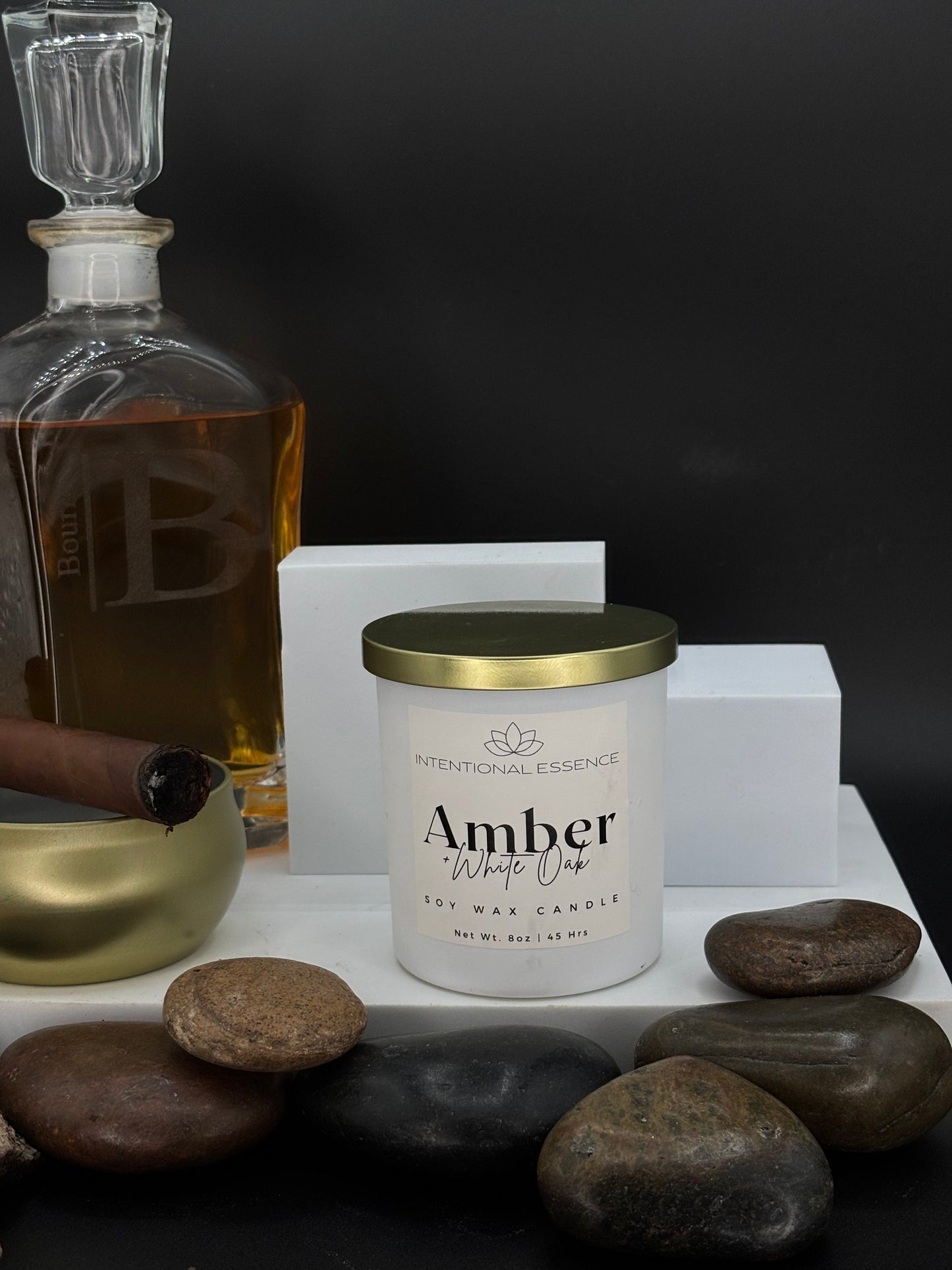 Legacy- Amber + White Oak Candle