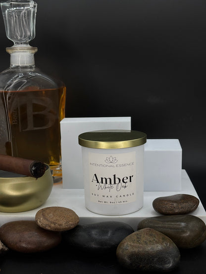 Legacy- Amber + White Oak Candle