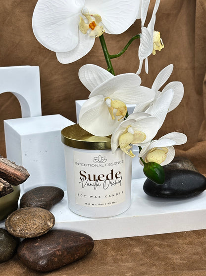 Luxury- Suede + Vanilla Orchid Candle
