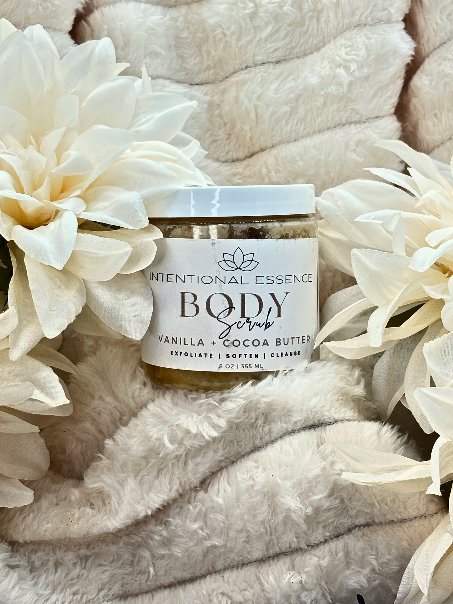 Cashmere- Vanilla + Cocoa Butter Body Scrub