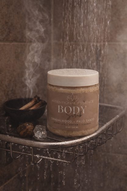 Renew- Palo santo + Sandalwood Body Scrub