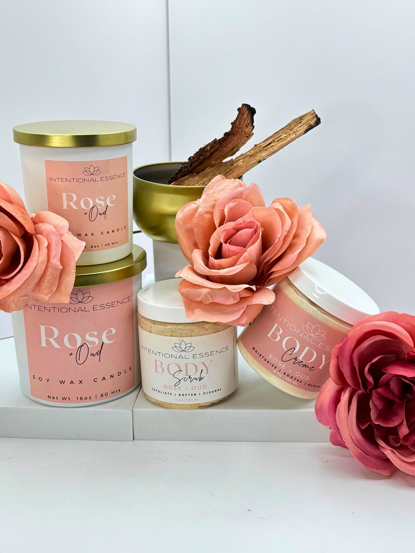 Bloom - Rose + Oud Candle