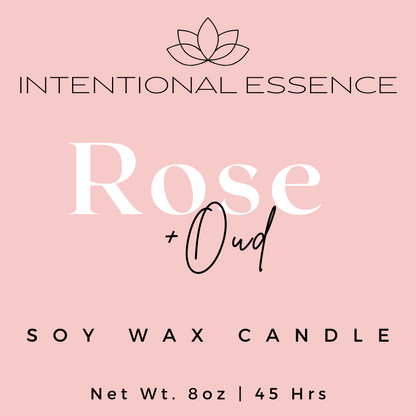 Bloom - Rose + Oud Candle