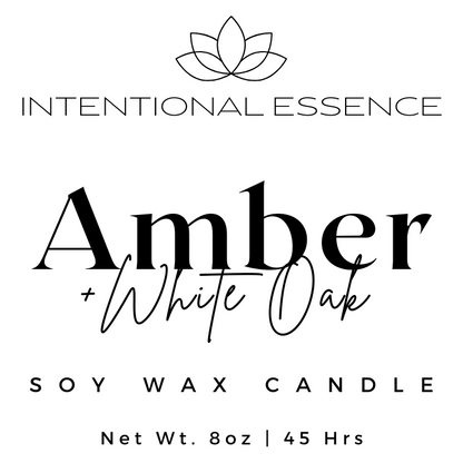 Legacy- Amber + White Oak Candle