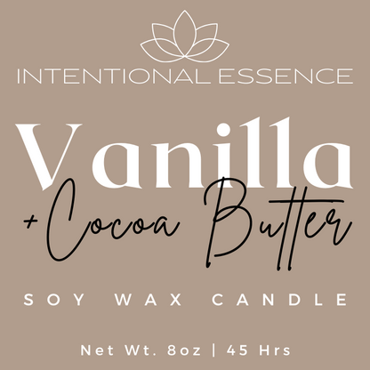 Cashmere- Vanilla + Cocoa Butter Candle