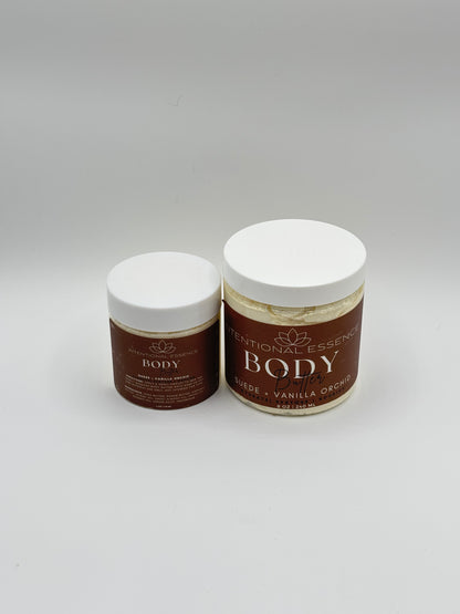 Luxury- Suede + Vanilla Orchid Body Butter