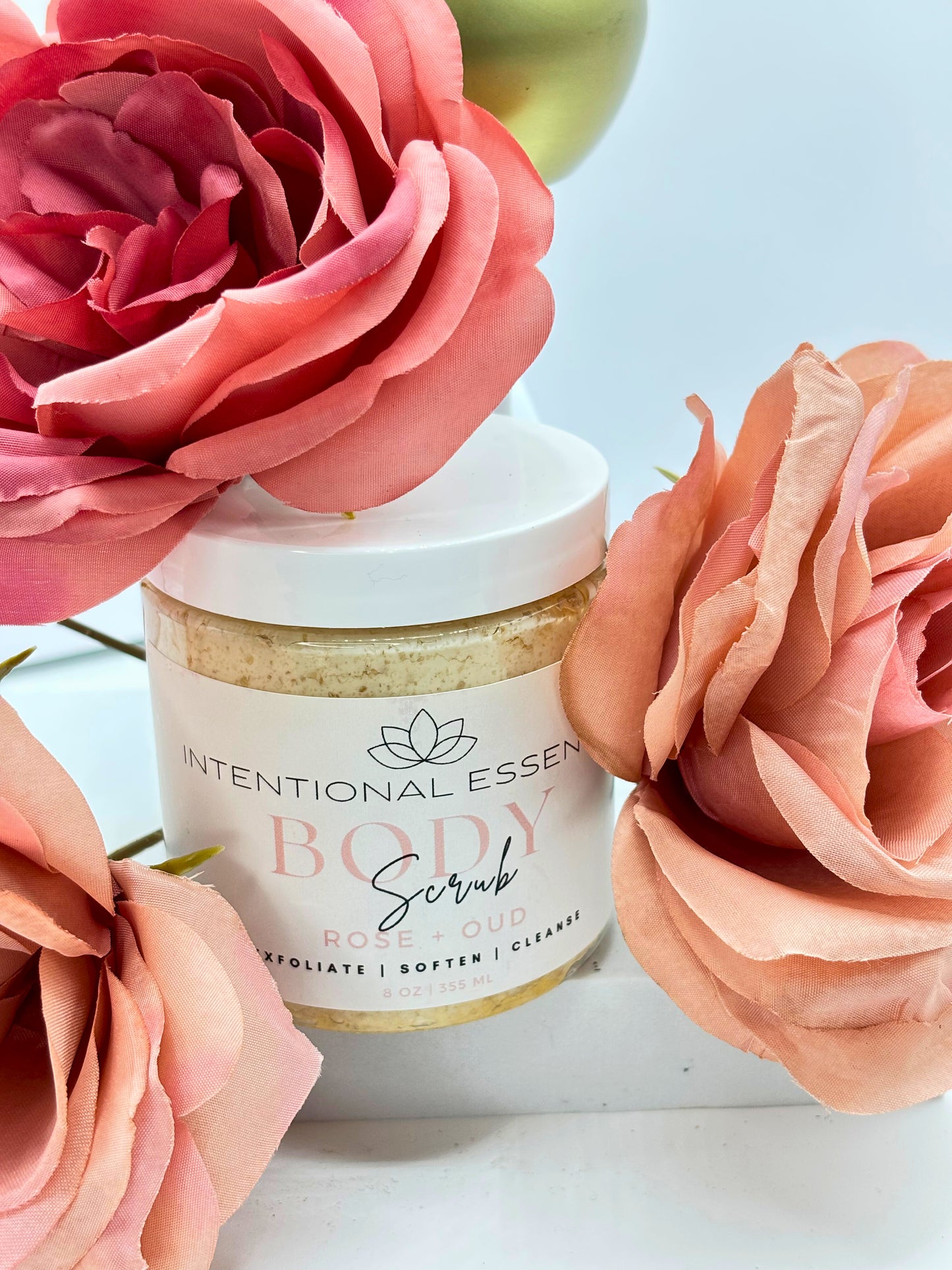 Bloom- Rose + Oud Body Scrub