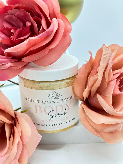 Bloom- Rose + Oud Body Scrub