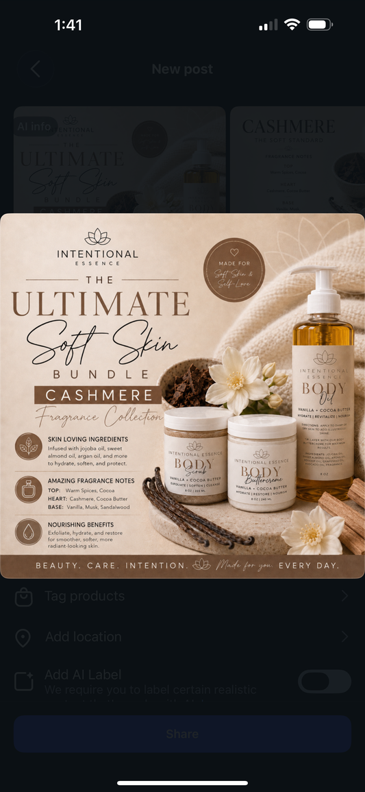 Cashmere Soft Skin Bundle — Vanilla + Cocoa Butter