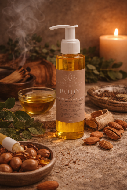 Renew- Palo Santo + Sandalwood Body Oil