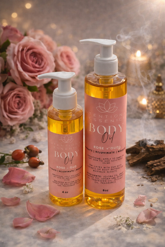 Bloom- Rose + Oud Body Oil