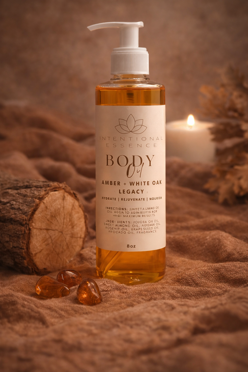 Legacy- Amber + White Oak Body Oil