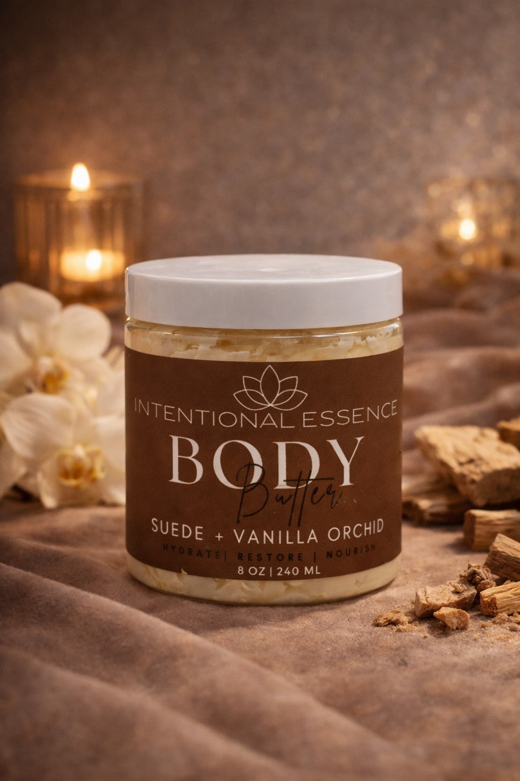 Luxury- Suede + Vanilla Orchid Body Butter