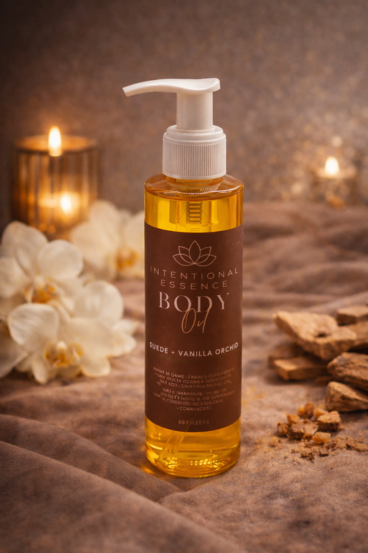Luxury- Suede + Vanilla Orchid Body Oil