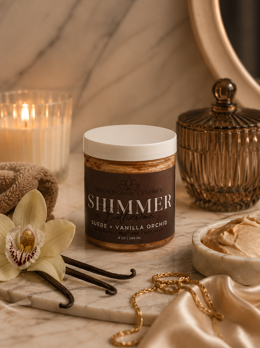 Luxury – Suede + Vanilla Orchid Shimmer ButterCreme