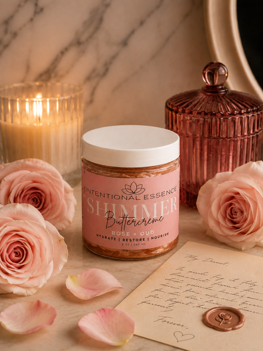 Bloom – Rose + Oud Shimmer ButterCreme