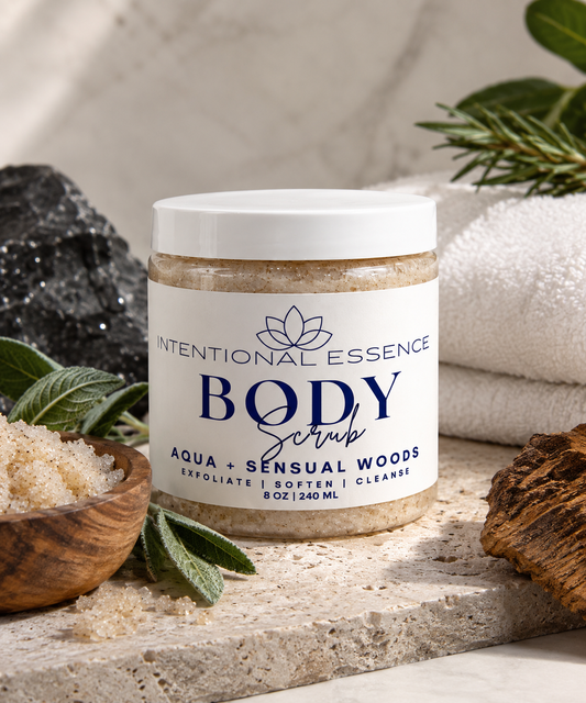 Ascend — Aqua + Sensual Woods Body Scrub