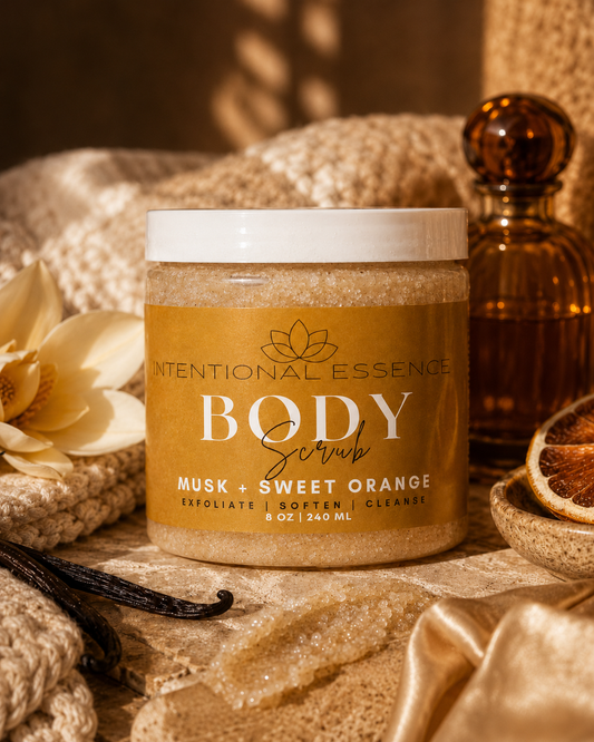 Golden — Musk + Sweet Orange Body Scrub